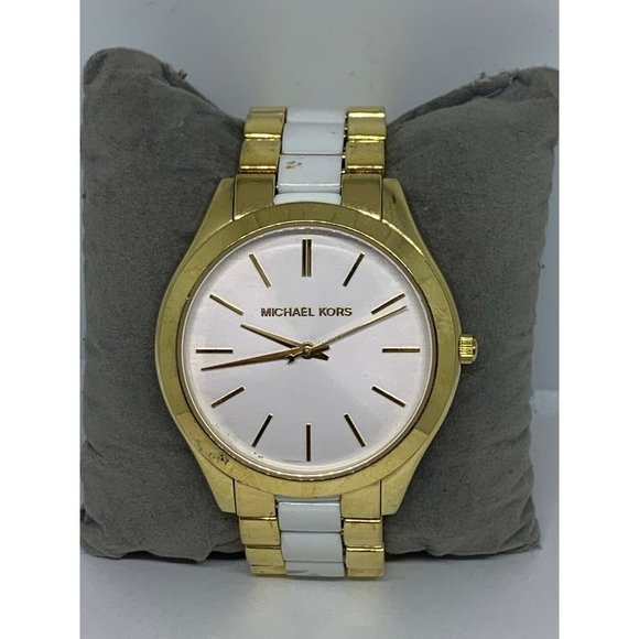 Michael Kors MK4295 Women\'s Two Tone Analog White main image 9